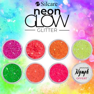 Pack Néon Glow Glitter + Shimmer Nymph (7+1 Offert)