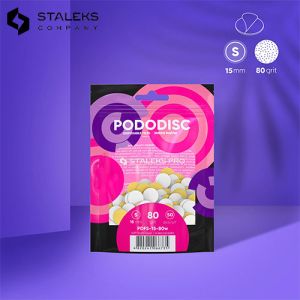 Pododisc S 15mm White 80 (50pcs) PDF-15-80W Staleks