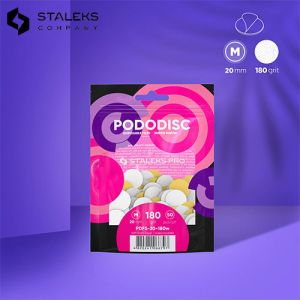 Pododisc M 20mm White 180 (50pcs) PDF-20-180W Staleks