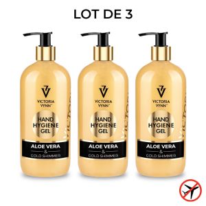 Lot de 3 Hand Sanitizer Gel Victoria Vynn 500ml