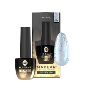 Gel Polish Premium Glitter S56 Stellar Blue Moon Makear