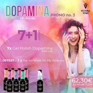 Coffret GP Collection Dopamina 7+1 Top No Wipe Oh My Gloss offert