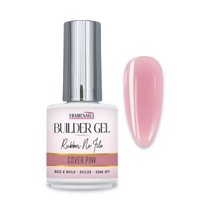 Builder Gel Rubber No File Cover Pink 15ml