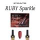 Gel Polish Glitter Set Ruby Sparkle Makear